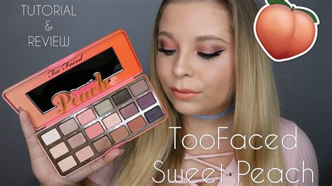 Too Faced Sweet Peach Palette Tutorial Review Youtube