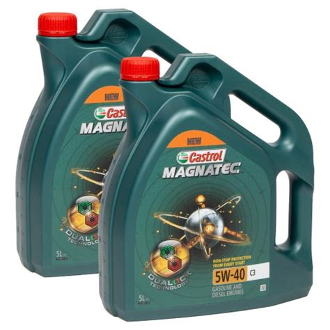 2бр X 5л Масло CASTROL MAGNATEC C3 5W40 на Хит цена - Automarks.bg