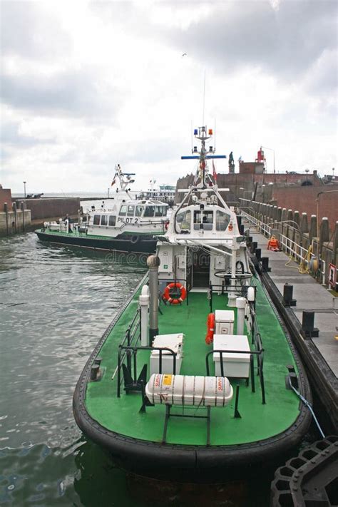 Pilot boat stock photo. Image of holland, motor, zeeland - 16722776