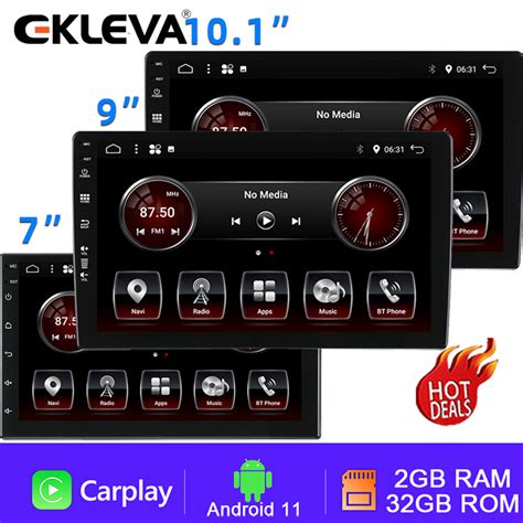 Ekleva Inch Din Auto Stereo Radio Android Car Navigation