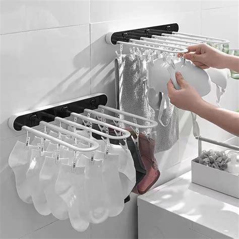 Dobr Vel De Parede Underwear Rack Suporte De Toalha Bares De Chuveiro