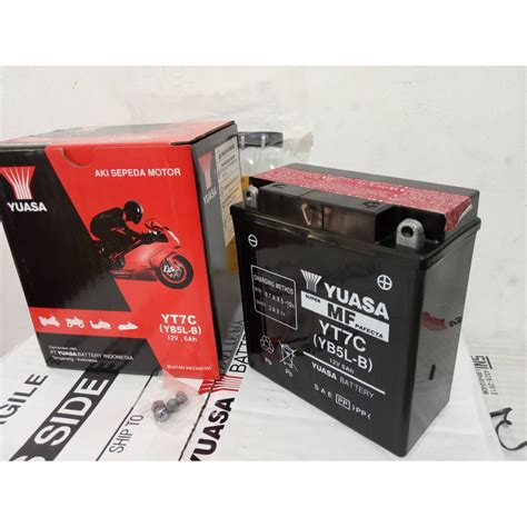 Jual Aki Motor Yamaha Mio Sporty YT7C Yuasa Accu Kering Shopee Indonesia