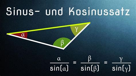 Kosinussatz Herleitung Anwendung Sinus Und Kosinus Allgemeines