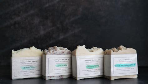 Rosemary Mint Soap Bars Nothing Less Than Home