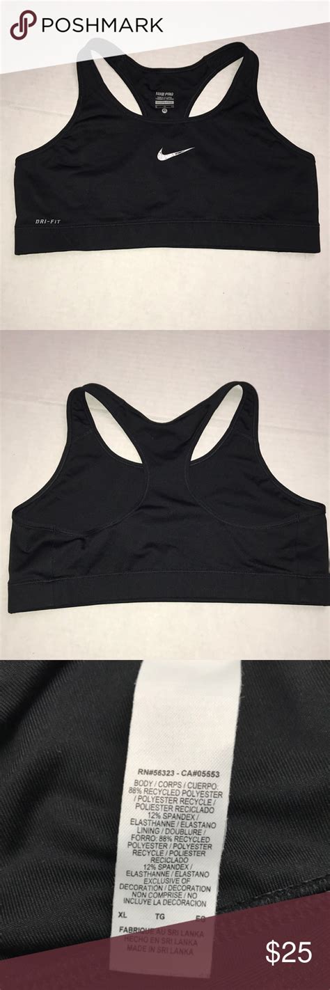 Nike Pro Xl Dri Fit Racerback Bra Racerback Bra Fashion Clothes Design