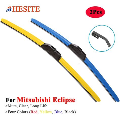 HESITE Colorful Windshield Wiper Blades For Mitsubishi Eclipse Cross