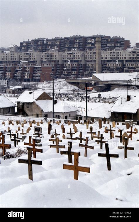 4th March 1993 During The Siege Of Sarajevo Dozens Of Wooden Grave