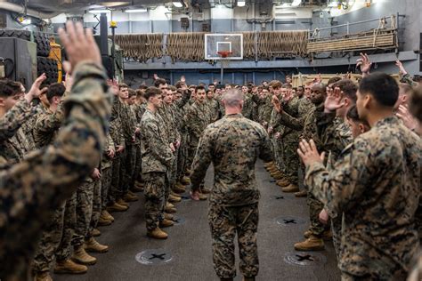 DVIDS Images 26th MEU Sergeant Major Visits Marines And Sailors