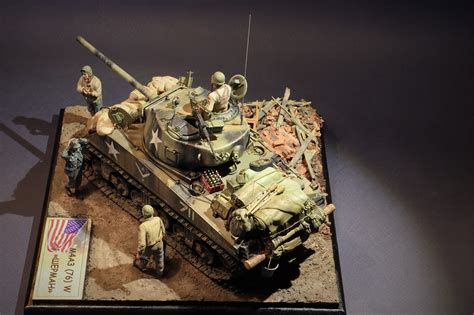 M4a3 76 W Sherman 714th Tank Bn 12th Armored Div Germany 1945 — Каропка ру — стендовые