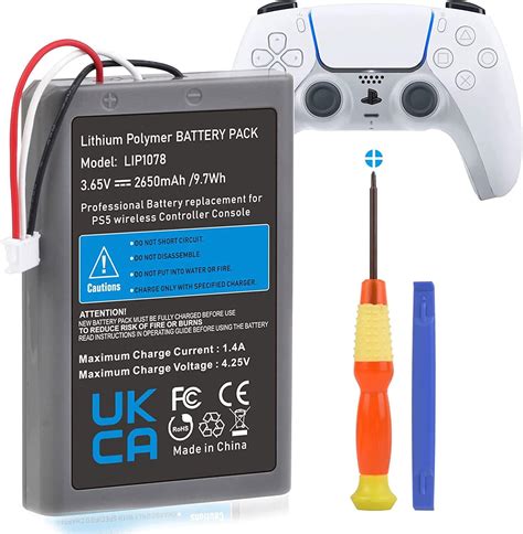 Ps Controller Battery Hisewen Mah Lip Ps Replacement