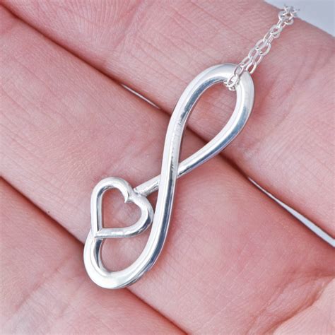 Infinity Heart Pendant Infinity Jewelry Infinity Pendant