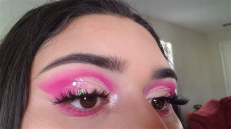 Easy Pink Cut Crease Beginner Friendly Youtube