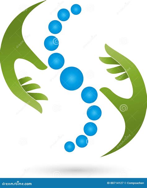 Hands And Spine Two Hands Logo Naturopath And Chiropractor Background