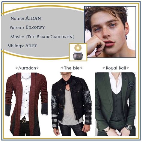 Descendants Ocs On Instagram Aidan Son Of Taran Eilonwy