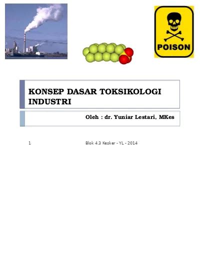 Konsep Dasar Toksikologi Industri