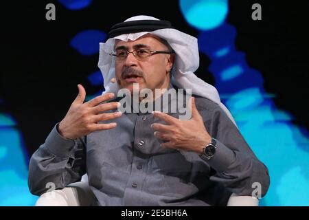 Amin Nasser President And CEO Of Saudi Aramco Attends A Meeting