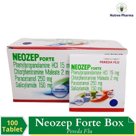 Jual MURAH DIJAMIN ORI Neozep Forte Box Isi 25 Strip 4 Tablet 100