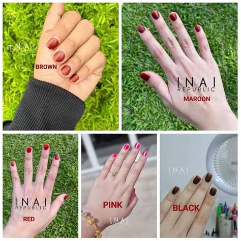 Inai Republic Halal Nail Henna Inai Kuku Inai Serbuk Inai Celup Beauty