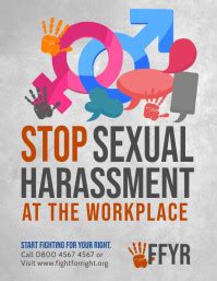 230+ workplace harassment poster Customizable Design Templates ...