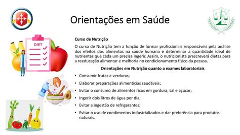 Orienta Es Em Sa De Nutricao Universidade Nilton Lins