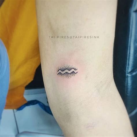 Tatuagem Signo De Aqu Rio Ideias Lind Ssimas Para Se Inspirar