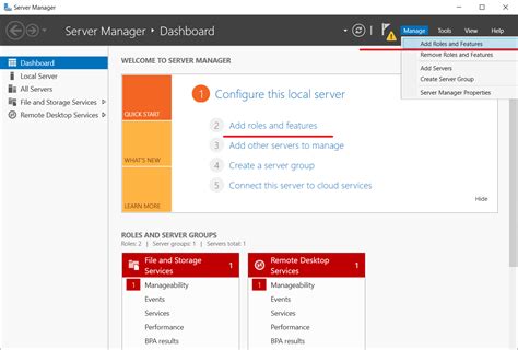 Installing Active Directory Domain Services In Server Manage Introserv