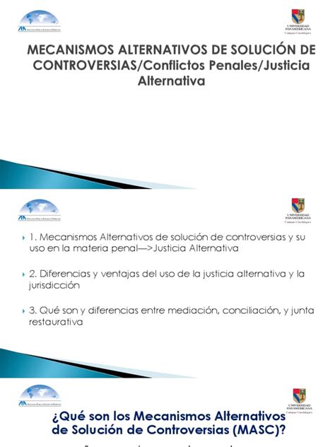 Mecanismos Alternativos De Solución De Controversias Pdf Mediación Derecho Penal