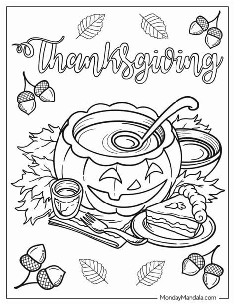 Printable Religious Thanksgiving Coloring Pages