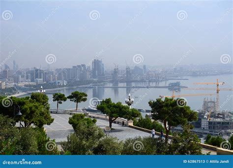 Caspian Coast Baku Azerbaijan Stock Image Image Of Landscape