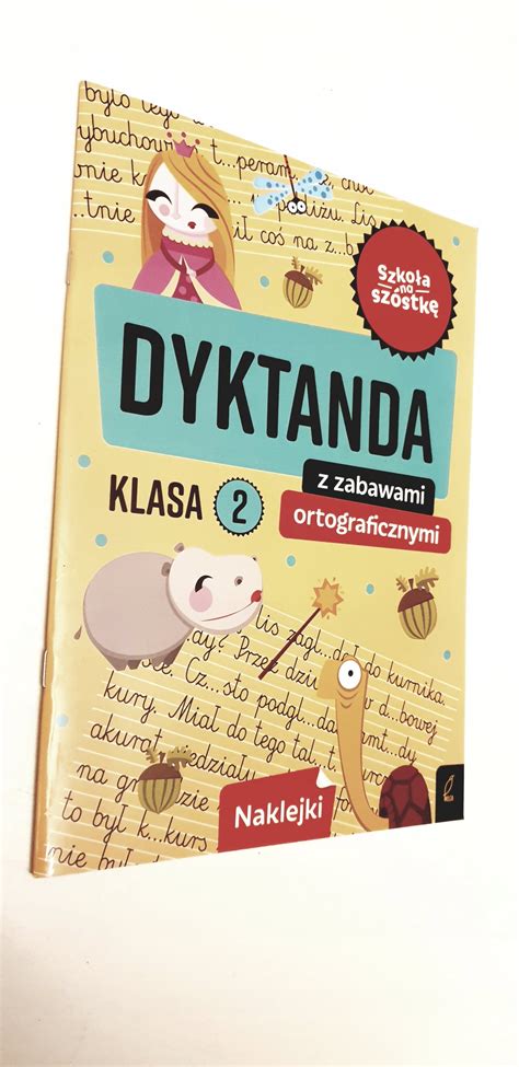 Dyktanda Z Zabawami Ortograficznymi Klasa Podr Cznik