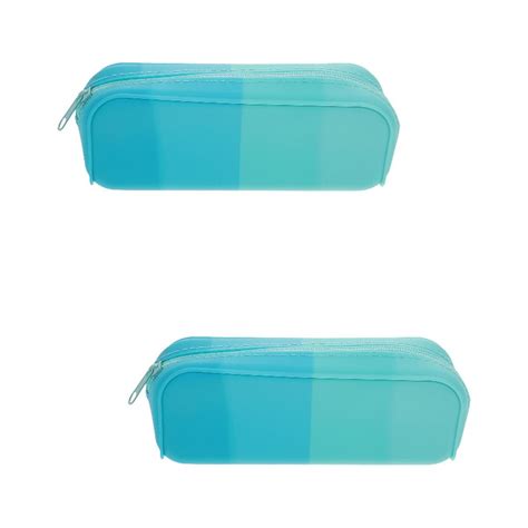 Set Of 2 Silicone Pencil Case Small Pencil Pouch Pencil Bags Silicone