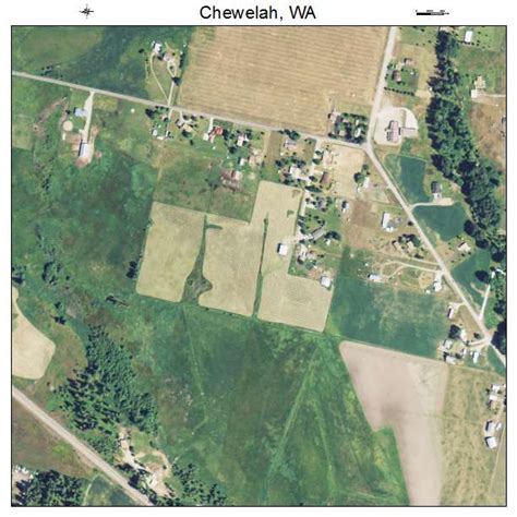 Aerial Photography Map of Chewelah, WA Washington