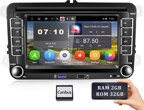 2G 32G Android Autoradio Voor VW GPS Navigatie 7 Capacitieve