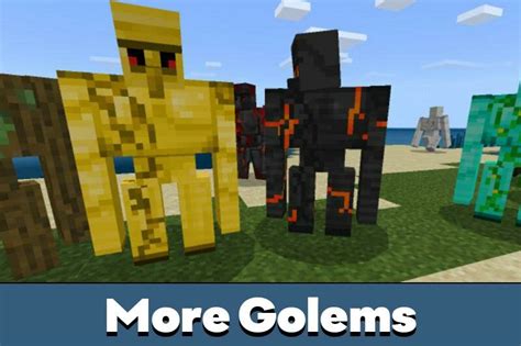 Golem Mod For Minecraft Pe Addons For Minecraft Pe