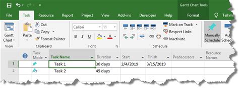 Dependencies Between Tasks Microsoft Project Tips