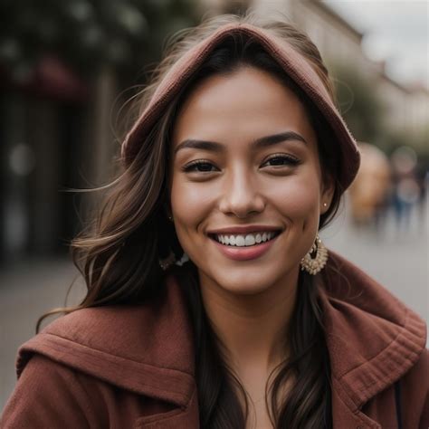 Premium AI Image Woman Smiling Generative AI