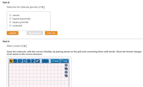 Solved Determine the molecular geometry of IF+4 Make a | Chegg.com