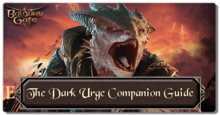 The Dark Urge Origin Character Guide