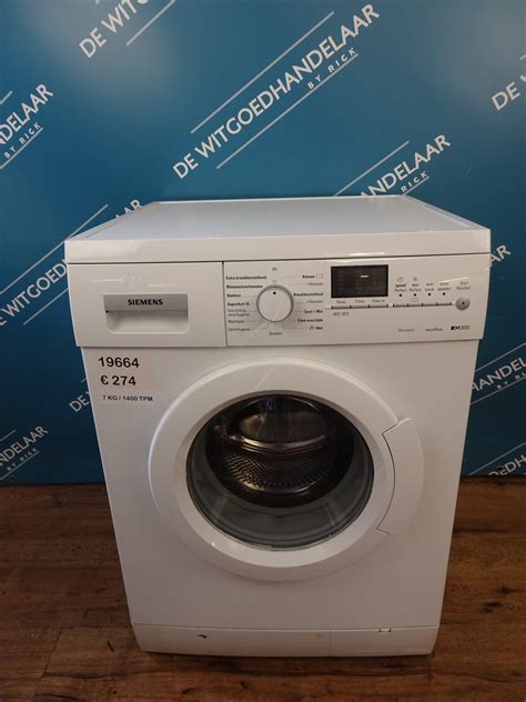 Wasmachine 7 Kg 1400 Toeren Siemens IQ300 ISensoric De Witgoedhandelaar