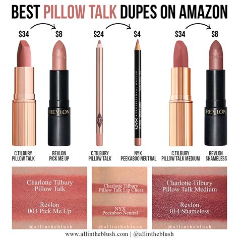 Best Pillow Talk Dupes Available On Amazon All In The Blush In