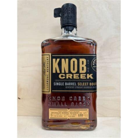 Knob Creek Nicholas Barrel Reserve 5 10 Year Bourbon 120 Proof