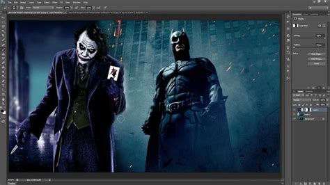 Photoshop Tutorial Understanding Layer Mask Merging Two Pictures