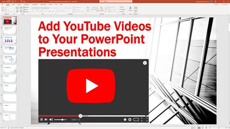 Insert A Youtube Video Into A Powerpoint Presentation Youtube