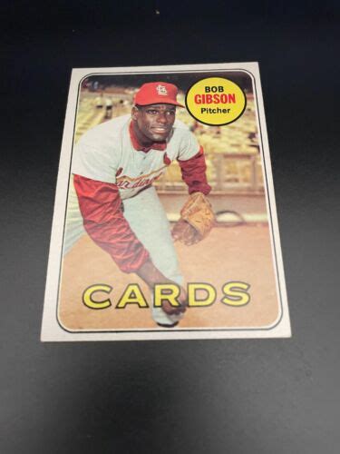 Topps Bob Gibson St Louis Cardinals Ex Exmint Ebay