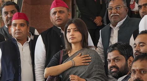 Sp Candidate Dimple Yadav Takes Oath In Parliament India News The Indian Express