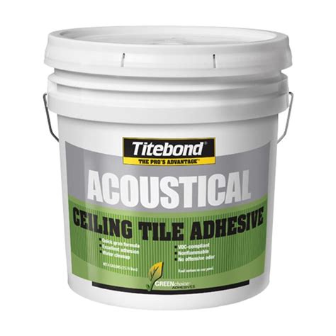 Titebond Acoustical Ceiling Tile Construction Adhesive 4 Gallon Pail Better Innovative Tool