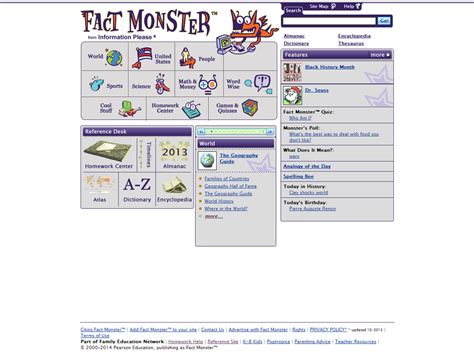 Accessing Fact Monster - Fact Monster