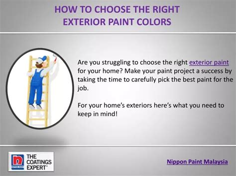 Ppt Easy Tips To Choose The Right Exterior House Painting Colour