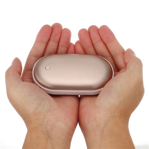 Russia Warehouse 2 In 1 Mini Usb Rechargeable Hand Warmer 5200ma Power