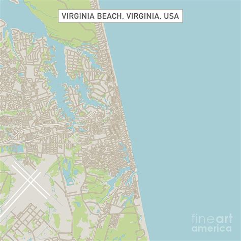 Beaches In Virginia Map